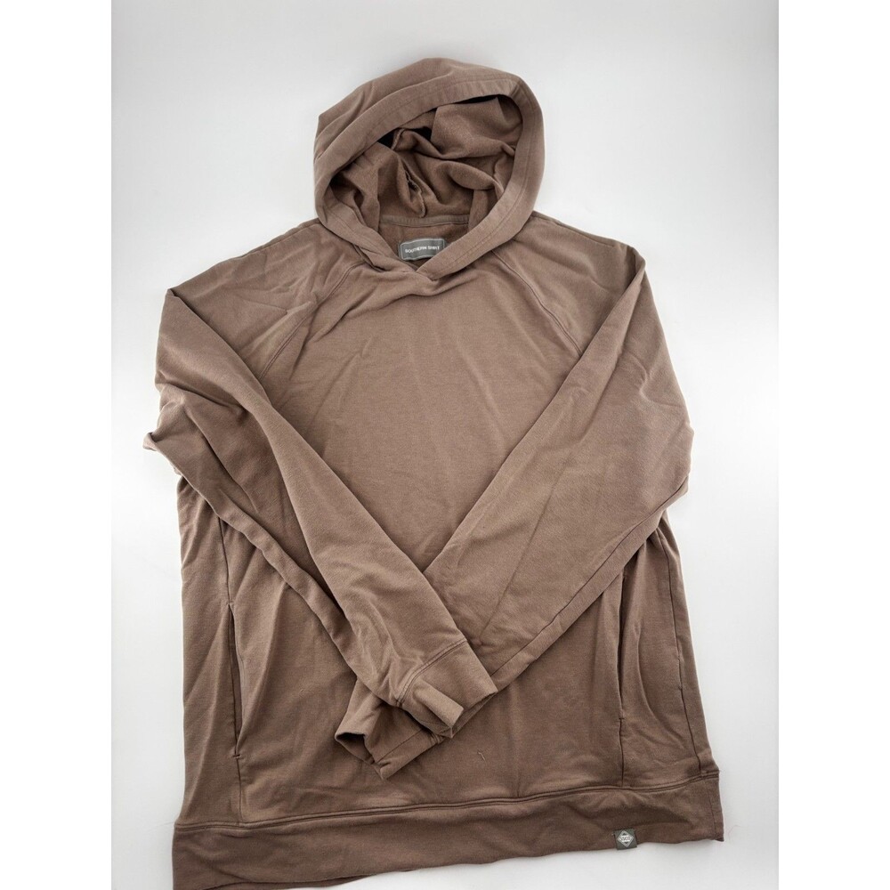 Southern Shirt Co Taupe Hoodie Mens XL Weekender Pullover Sweatshirt SSCO Brown
